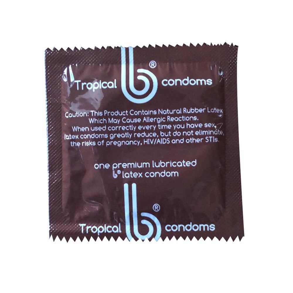 Tropical Flavors b condoms, 1000 case